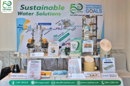 C.M.P. GROUP ออกบูธจัดแสดงสินค้าและประชาสัมพันธ์ งานประชุมวิชาการเทคโนโลยีสิ่งแวดล้อมแห่งประเทศไทย