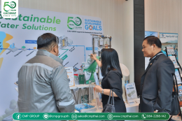C.M.P. GROUP ออกบูธจัดแสดงสินค้าและประชาสัมพันธ์ งานประชุมวิชาการเทคโนโลยีสิ่งแวดล้อมแห่งประเทศไทย