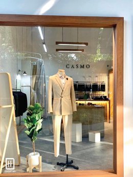 งานออกแบบภายในร้านตัดสูท ออกแบบร้านค้าในห้าง Casmo l บริการออกแบบ ผลิต และติดตั้งครบวงจร 
