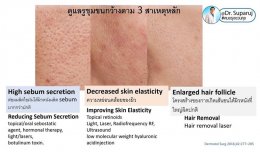 รูขุมขนกว้าง Enlarged Facial Pore เกิดจากอะไรและดูแลได้อย่างไร Part 3/3