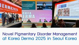 Novel Pigmentary Disorder Management at Korea Derma 2025 in Seoul Korea