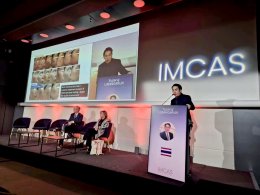 หมอรุจนำเสนอผลงานวิจัย ด้านการรักษาหลุมสิว ในงานประชุมวิชาการ IMCAS World Congress 2025