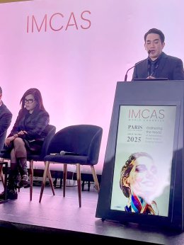 หมอรุจนำเสนอผลงานวิจัย ด้านการรักษาหลุมสิว ในงานประชุมวิชาการ IMCAS World Congress 2025