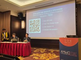 หมอรุจเป็นวิทยากรบรรยายการ รักษาผมร่วงผมบาง การใช้เลเซอร์ และ โปรแกรมexosomes AMWC ASIA 2025 ครับ AESTHETIC & ANTI-AGING MEDICINE WORLD CONGRESS ASIA AMWC TAIPEI 2025