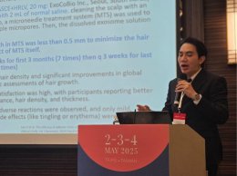 หมอรุจเป็นวิทยากรบรรยายการ รักษาผมร่วงผมบาง การใช้เลเซอร์ และ โปรแกรมexosomes AMWC ASIA 2025 ครับ AESTHETIC & ANTI-AGING MEDICINE WORLD CONGRESS ASIA AMWC TAIPEI 2025