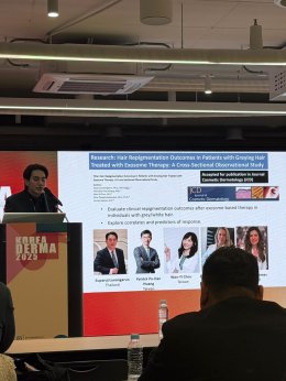 Hair Loss and Hair Repigmentation at Korea Derma 2025 Congress in Seoul, Korea