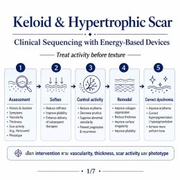Update เทคนิคดูแลแผลเป็นนูนคีลอยด์ ครับ (Hypertrophic scar & Keloid Treatment Update)