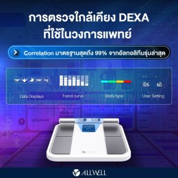 รีวิว ALLWELL เครื่องชั่งน้ำหนักอัจฉริยะ วัดไขมัน วัดได้ 31 ค่า รุ่น BODYA-PRO 8 อิเล็กโทรด เชื่อมแอพได้