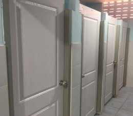 ประตูupvcภายนอกทนแดดฝน ประตูupvcลูกฟัก1900฿ รวมupvcสั่งผลิต