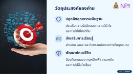 กิจกรรมค่ายคุณธรรม เด็กดีวิถีน่ารัก