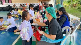  รพ.สต.นาป่าตรวจสุขภาพนักเรียนโรงเรียนนาป่ามโนรถ