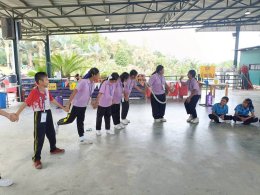 ภาพบรรยากาศ โครงการศูนย์เยาวชนเทศบาลตำบลนาป่า วันที่ 1 ของพี่ ๆ ป.6