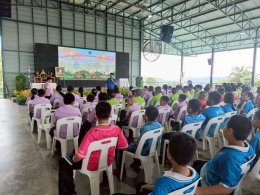 ภาพบรรยากาศ โครงการศูนย์เยาวชนเทศบาลตำบลนาป่า วันที่ 1 ของพี่ ๆ ป.6