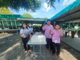 บรรยากาศการเข้าค่ายอบรมนักเรียนแกนนำ (