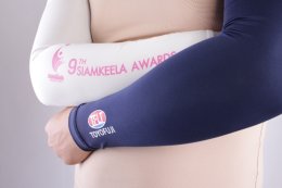 ปลอกแขนกันยูวี พิมพ์โลโก้ | ผลิตและสั่งทำตามแบบลูกค้า อันดับ1