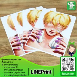 Color printing on glossy art paper/art card.