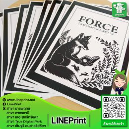 Color printing on glossy art paper/art card.