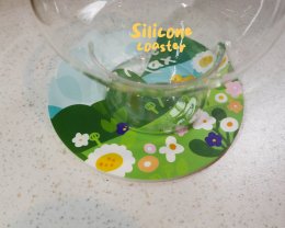 รับทำแผ่นซิลิโคนรองแก้วน้ำ (Silicone Coaster)