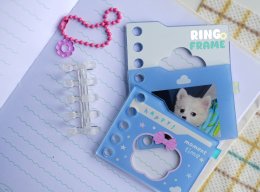 พวงกุญแจสมุดภาพอะคริลิค (acrylic ring frame)