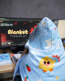 ผ้าห่มมีฮู้ด (Blanket Hoodie) 