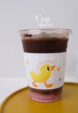 รับทำ Cup sleeve ออกแบบลายเองได้