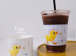 รับทำ Cup sleeve ออกแบบลายเองได้