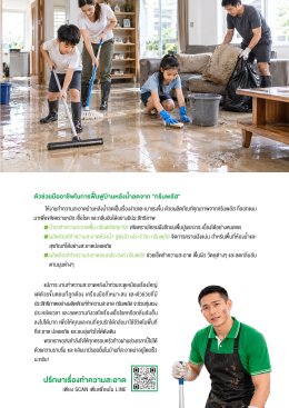 เคล็ดลับขจัดคราบโคลนฝังลึกและกลิ่นอับชื้นหลังน้ำลด แบบไม่เปลืองแรง