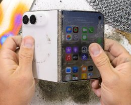 iPhone 18 duo จอพัง จอแตก จอเป็นเส้น จอพับไม่ได้