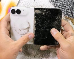 iPhone 18 duo จอพัง จอแตก จอเป็นเส้น จอพับไม่ได้