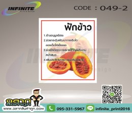 CODE : 049-2 ฟักข้าว