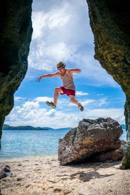 ดำน้ำทะเลชุมพร เกาะง่ามน้อย เกาะง่ามใหญ่ หินแพ เกาะกะโหลก เกาะทะลุ(วันคู่)