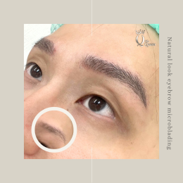 Eyebrow microblading