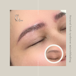 Eyebrow microblading