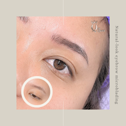 Eyebrow microblading