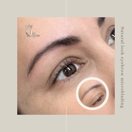 Eyebrow microblading