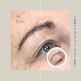 Eyebrow microblading