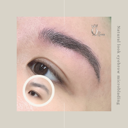 Eyebrow microblading