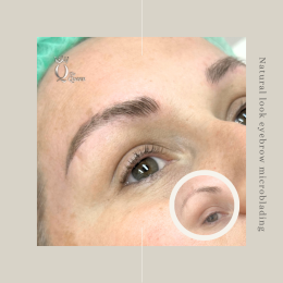 Eyebrow microblading