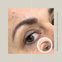 Eyebrow microblading