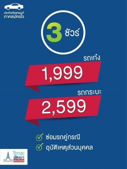 ประเภท 3 ไทพัฒนาประกันภัย