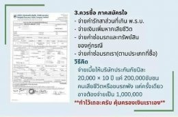 วิธีการเบิกประกันภัย พ.ร.บ. จะต้องใช้เอกสารอะไรบ้าง