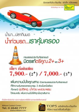 มิตรแท้ ประกันภัยปรเภท 2+,3+