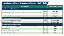 ประกันภัยรถยนต์ ประเภท 1 อินชัวร์ ชั้น 1 คุ้ม คุ้ม