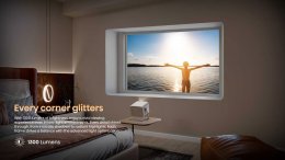  Hisense M2 Pro รุ่น Trichroma 4K Laser Smart Mini Projector (Global Version)