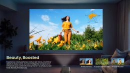 Hisense M2 Pro รุ่น Trichroma 4K Laser Smart Mini Projector (Global Version)