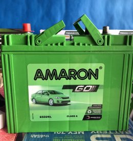 AMARON 65D26R GO แบตเตอรี่รถยนต์ 