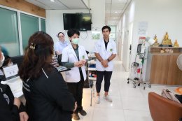ต้อนรับคณะศึกษาดูงานหลักสูตรการพยาบาลเฉพาะทาง สาขาการพยาบาลผู้ป่วยแบบประคับประคอง รุ่นที่ 7