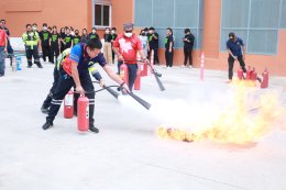 โครงการอบรมเชิงปฏิบัติการซ้อมแผนดับเพลิงและระงับอัคคีภัย 