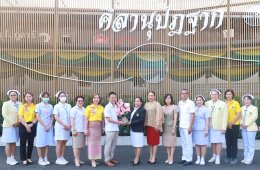 พิธีเปิดโครงการคิลานุปัฏฐาก กรุงเทพมหานคร เพื่อการดูแลพระภิกษุสงฆ์อาพาธระยะประคับประคอง ณ ศูนย์เวชศาสตร์เขตเมืองราชพิพัฒน์ เพื่อการฟื้นฟูและประคับประคอง