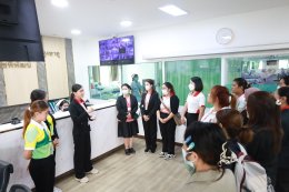 คณะจากสถาบันการพยาบาลศรีสวรินทิรา สภากาชาดไทย สาขาการพยาบาลผู้ป่วยแบบประคับประคอง เพื่อแลกเปลี่ยนเรียนรู้ ด้านการบริการดูแลผู้ป่วยแบบประคับประคองและระยะท้าย